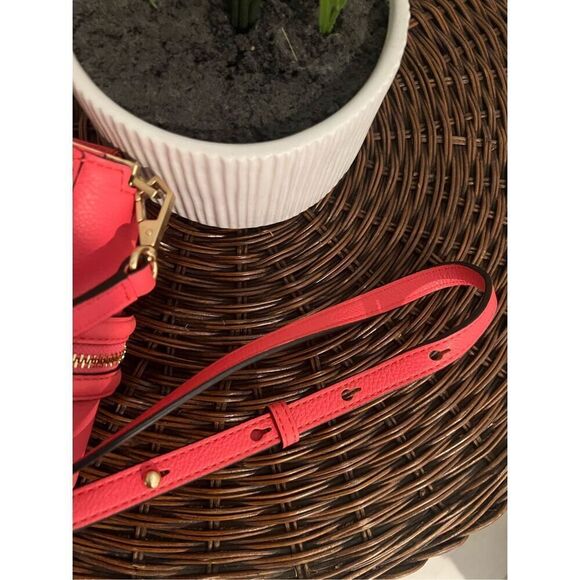 Rebecca Minkoff Watermelon mini waverly grommet leather clutch crossbody - Picture 7 of 8